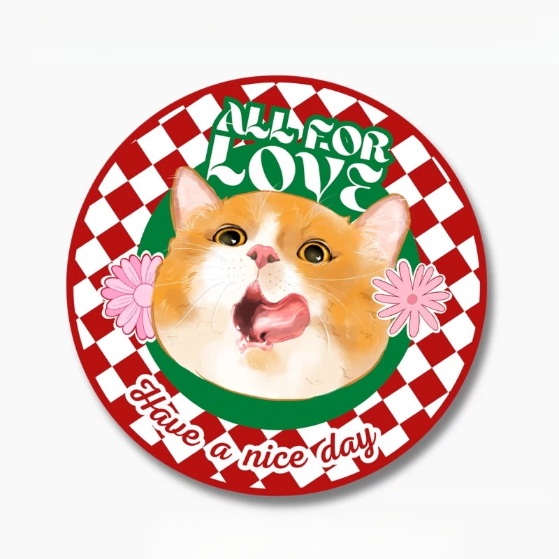 Custom Pet Illustration Rug – Personalized Hand-Drawn Pet Portrait Carpet